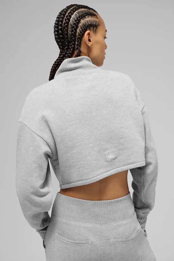 Kurzer „Serenity“-Überzieher – Athletic Heather Grey