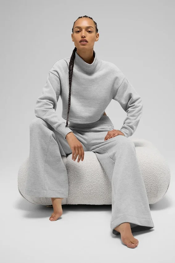 Kurzer „Serenity“-Überzieher – Athletic Heather Grey