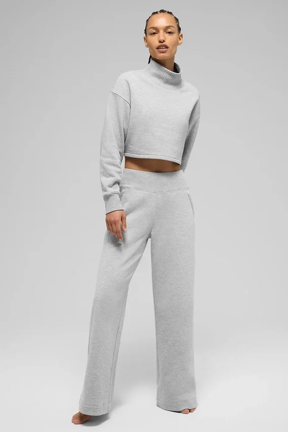 Kurzer „Serenity“-Überzieher – Athletic Heather Grey