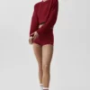 Kurzer Sway-Pullover mit Rundhalsausschnitt – Summer Romance Red