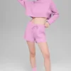 Kurzer Winter Bliss-Rollkragenpullover mit Zopfmuster und Langarmshirts – Candy Heart P