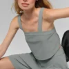 Kurzes Dreamscape-Top – Lunar Grey