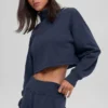 Kurzes „Serenity“-Überkleid – Navy