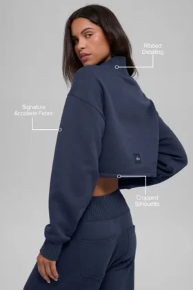 Kurzes „Serenity“-Überkleid – Navy