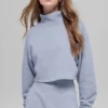 Kurzes „Serenity“-Strandkleid – Winterfrost