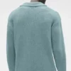 Langarmshirt aus strukturiertem Strick – Desert Sage