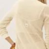Langer Heatwave-Cardigan aus Seide und Kaschmir – Sandy Beige