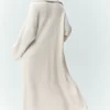 Langer Kaschmir-Cardigan „Northstar“ – Elfenbein