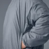 Latitude Leichte Pulloverjacke mit halbem Reißverschluss – Stahlgrau