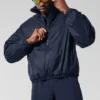 Latitude Light Weight 1/2 Zip Pullover-Jacke – Marineblau