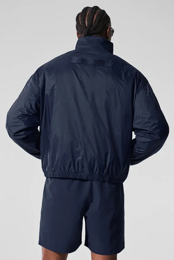 Latitude Light Weight 1/2 Zip Pullover-Jacke – Marineblau