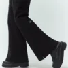 Latzhose „Bunny Slope“ aus Wollmischung – Schwarz