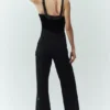 Latzhose „Bunny Slope“ aus Wollmischung – Schwarz