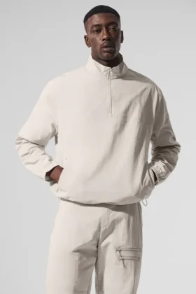 Leichter Takeaway-Pullover – Bone