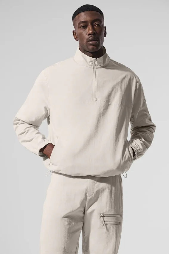 Leichter Takeaway-Pullover – Bone