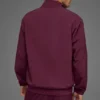 Leichter Takeaway-Pullover – Burgunderrot