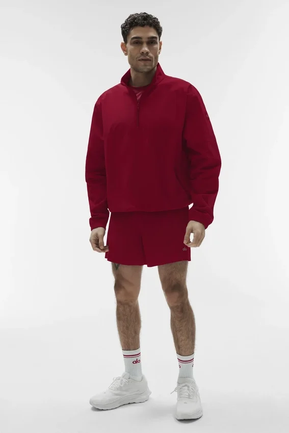 Leichter Takeaway-Pullover – Garnet