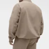 Leichter Takeaway-Pullover – Gravel