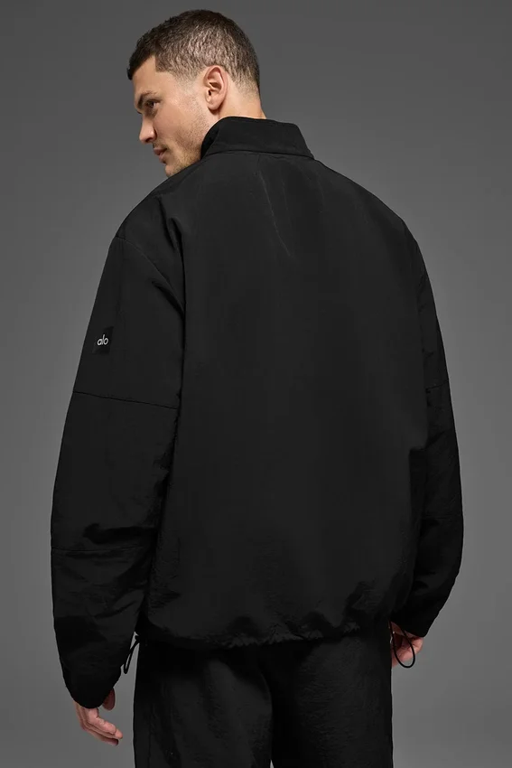 Leichter Takeaway-Pullover – Schwarz
