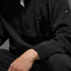 Leichter Takeaway-Pullover – Schwarz