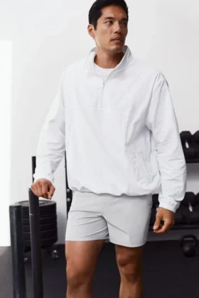 Leichter Takeaway-Pullover – Weiß