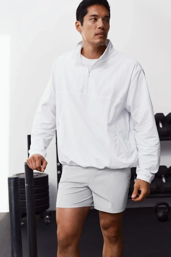 Leichter Takeaway-Pullover – Weiß
