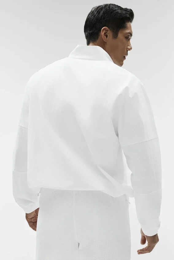 Leichter Takeaway-Pullover – Weiß
