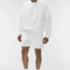Leichter Takeaway-Pullover – Weiß