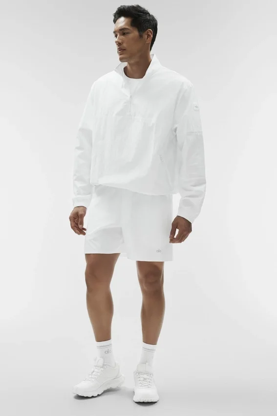 Leichter Takeaway-Pullover – Weiß