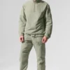 Leichter Takeaway-Track-Pullover – Limestone
