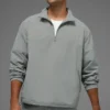 Leichter Takeaway-Track-Pullover – Lunar Grey