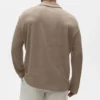 Leinen-Jersey-Pullover „Coastal“ mit Langarmshirts – Gravel