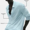 Leinen-Jersey-Pullover „Coastal“ mit Langarmshirts – Seaside Blue