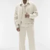 Linen Days Jacke mit durchgehendem Reißverschluss – Bone
