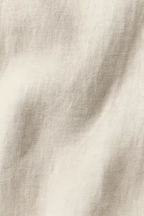 Linen Days Kurzarmshirt – Bone