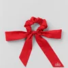 „Love Knots“ Haargummi mit Schleife – leuchtendes Rot