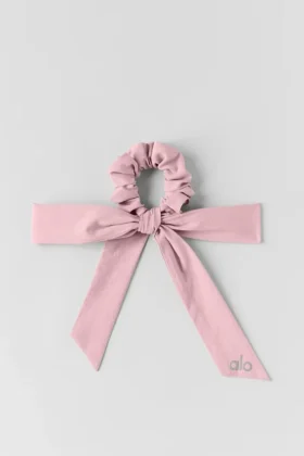 Love Knots Schleifen-Haargummi – Vintage-Rosa