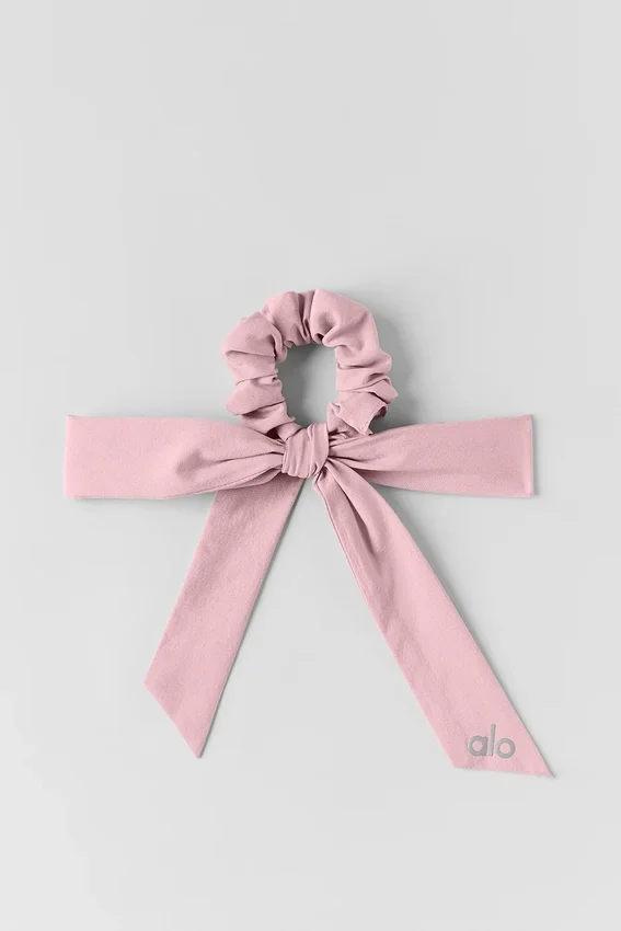 Love Knots Schleifen-Haargummi – Vintage-Rosa