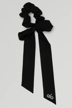 Love Knots Tie Scrunchie – Schwarz