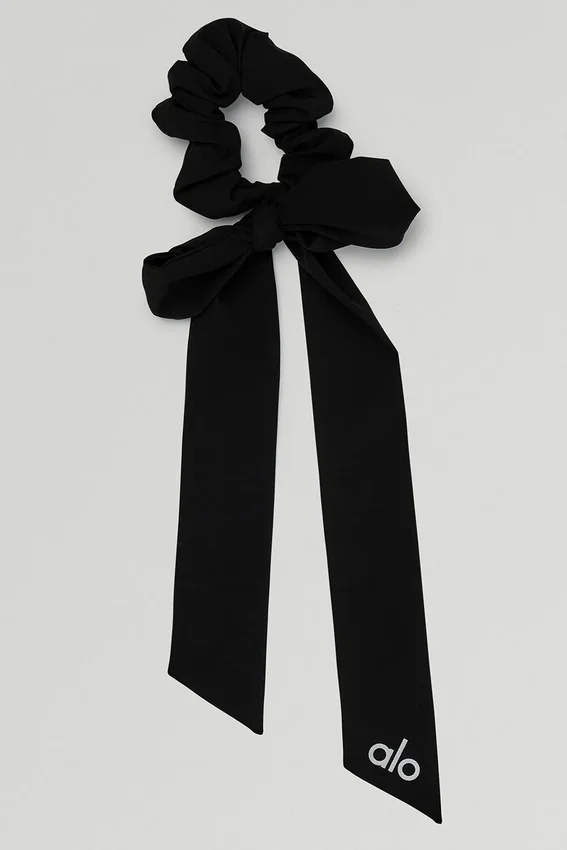 Love Knots Tie Scrunchie – Schwarz