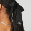 Love Knots Tie Scrunchie – Schwarz