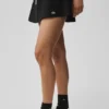 Low-Rise Fan Favorite Micro-Rock – Schwarz