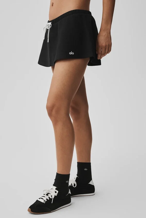 Low-Rise Fan Favorite Micro-Rock – Schwarz