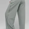 Luftige Hose mit weitem Bein (lang) – Lunar Grey