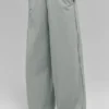 Luftige Hose mit weitem Bein (lang) – Lunar Grey