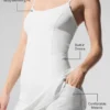 Luftiges Tennis-Kleid – Weiß
