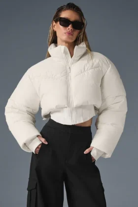 Main Act Corset Puffer – Elfenbein/Elfenbein