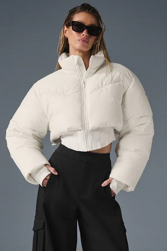 Main Act Corset Puffer – Elfenbein/Elfenbein