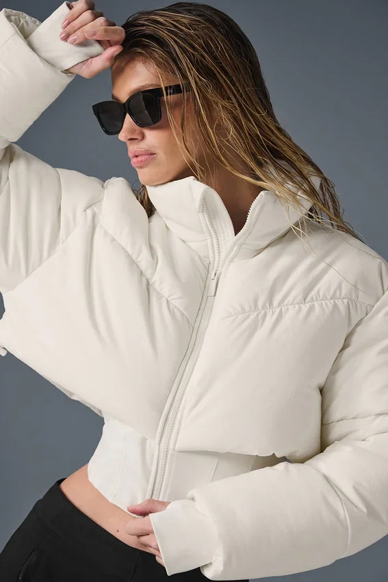 Main Act Corset Puffer – Elfenbein/Elfenbein
