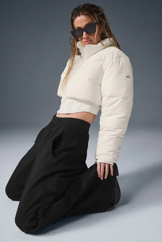 Main Act Corset Puffer – Elfenbein/Elfenbein